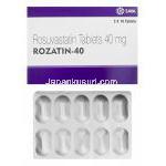 Rozatin-40　ロザチン、ジェネリッククレストール、ロスバスタチン40mg